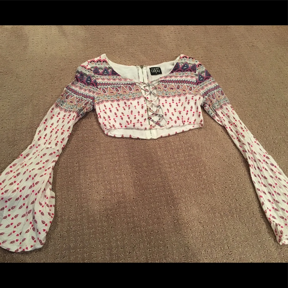 Boho crop top